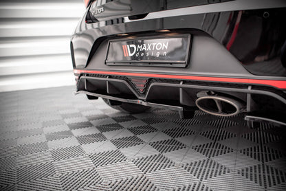 SPLITTER SUITABLE FOR VW GOLF 8 GTI GTD RLINE LOOK GLOSSY BLACK SPORTY DESIGN 