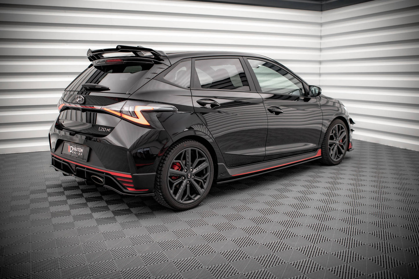 SPLITTER SUITABLE FOR VW GOLF 8 GTI GTD RLINE LOOK GLOSSY BLACK SPORTY DESIGN 