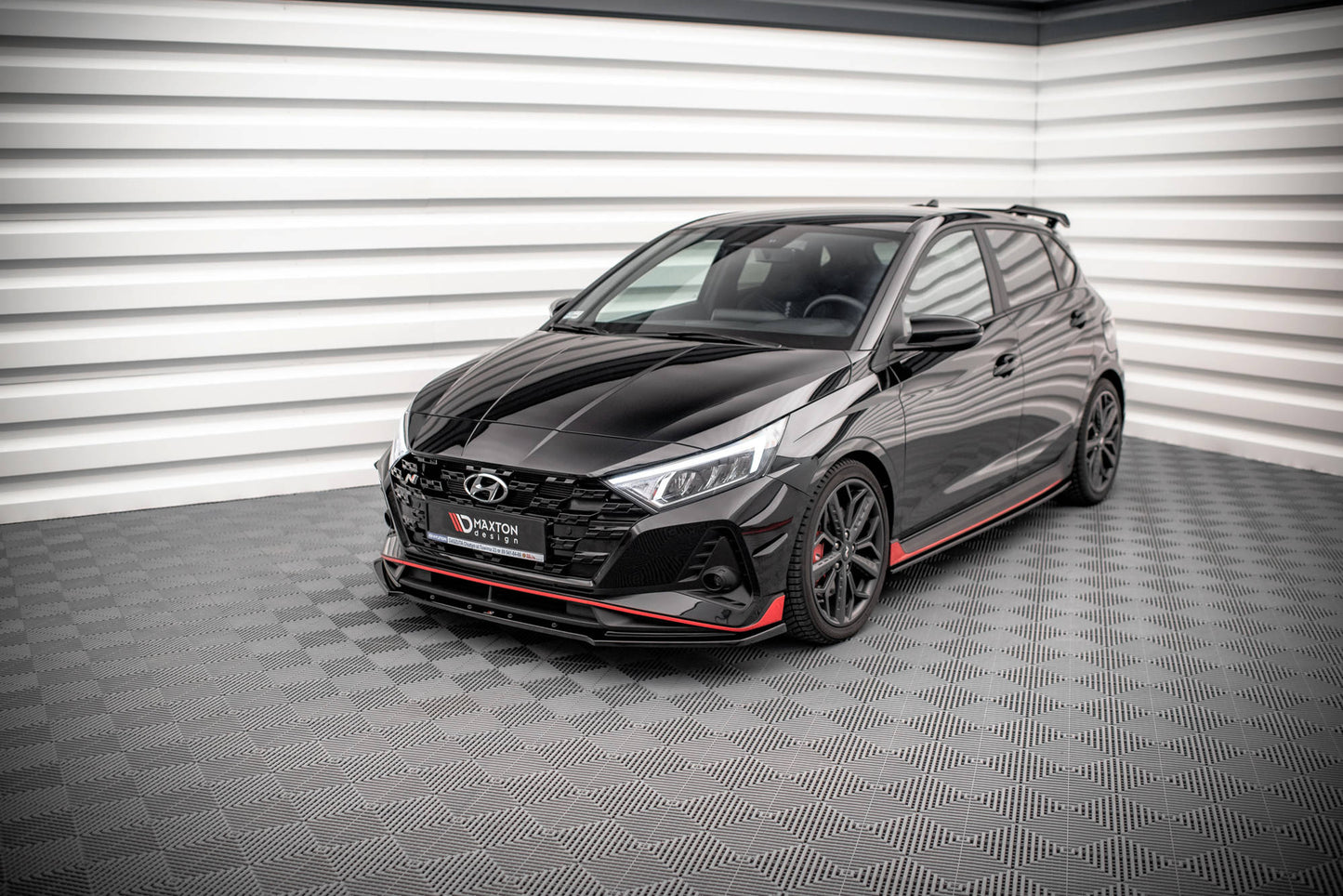 SPLITTER SUITABLE FOR VW GOLF 8 GTI GTD RLINE LOOK GLOSSY BLACK SPORTY DESIGN 