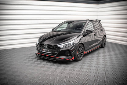 SPLITTER SUITABLE FOR VW GOLF 8 GTI GTD RLINE LOOK GLOSSY BLACK SPORTY DESIGN 