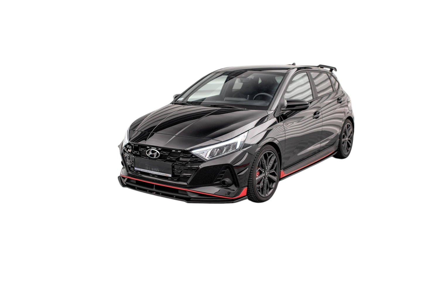 SPLITTER SUITABLE FOR VW GOLF 8 GTI GTD RLINE LOOK GLOSSY BLACK SPORTY DESIGN 