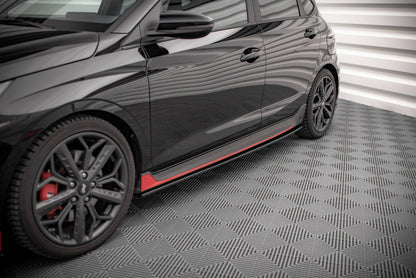 SPLITTER SUITABLE FOR VW GOLF 8 GTI GTD RLINE LOOK GLOSSY BLACK SPORTY DESIGN 