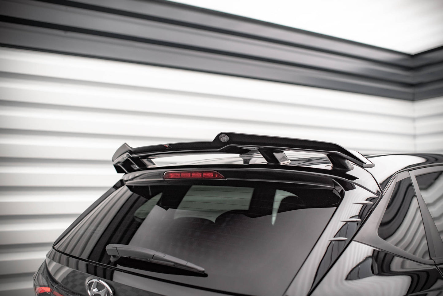 SPLITTER SUITABLE FOR VW GOLF 8 GTI GTD RLINE LOOK GLOSSY BLACK SPORTY DESIGN 