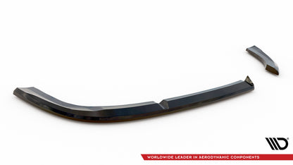 SPLITTER SUITABLE FOR VW GOLF 8 GTI GTD RLINE LOOK GLOSSY BLACK SPORTY DESIGN 