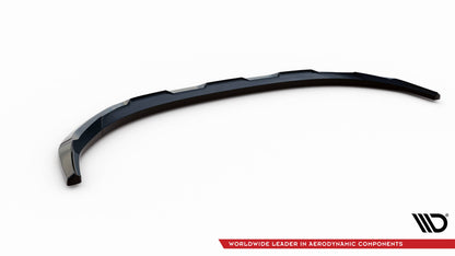 SPLITTER SUITABLE FOR VW GOLF 8 GTI GTD RLINE LOOK GLOSSY BLACK SPORTY DESIGN 