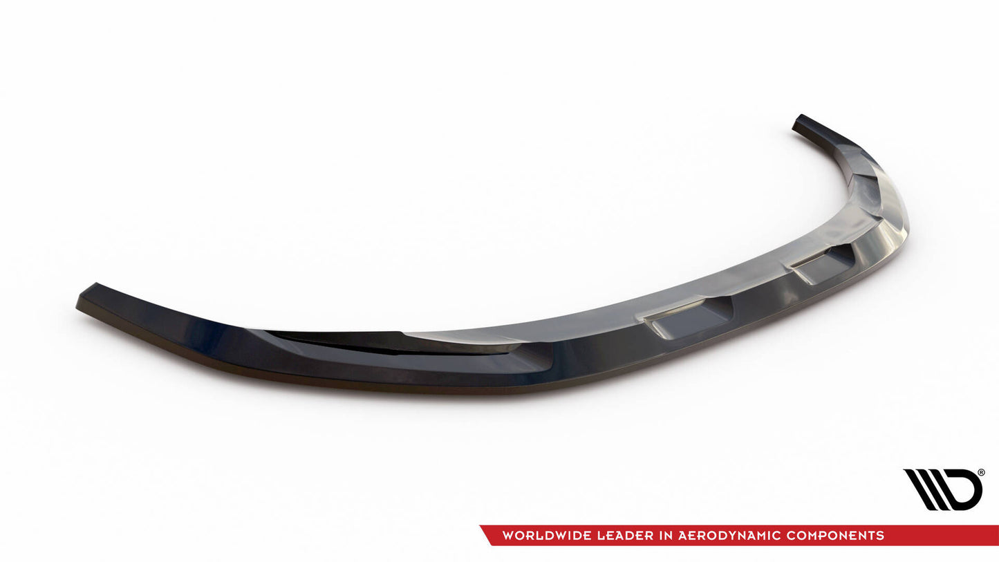 SPLITTER SUITABLE FOR VW GOLF 8 GTI GTD RLINE LOOK GLOSSY BLACK SPORTY DESIGN 