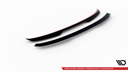 SPLITTER SUITABLE FOR VW GOLF 8 GTI GTD RLINE LOOK GLOSSY BLACK SPORTY DESIGN 