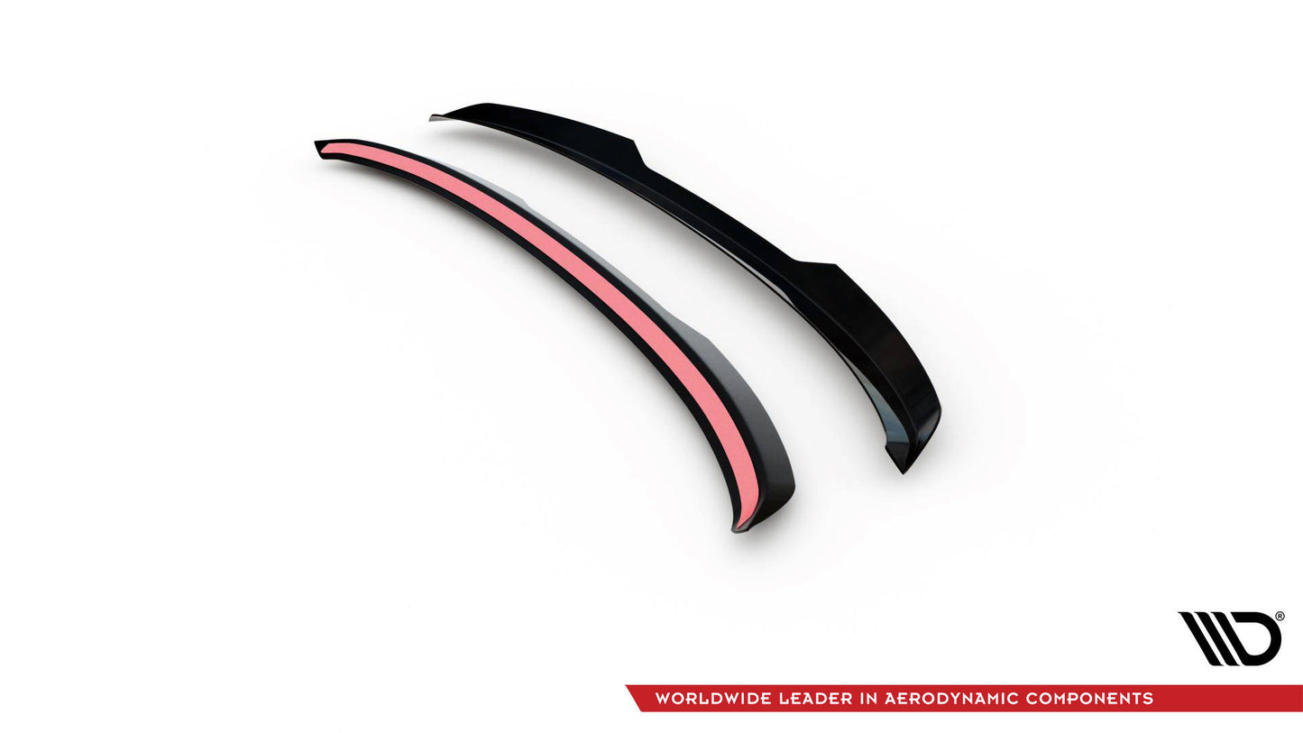 SPLITTER SUITABLE FOR VW GOLF 8 GTI GTD RLINE LOOK GLOSSY BLACK SPORTY DESIGN 