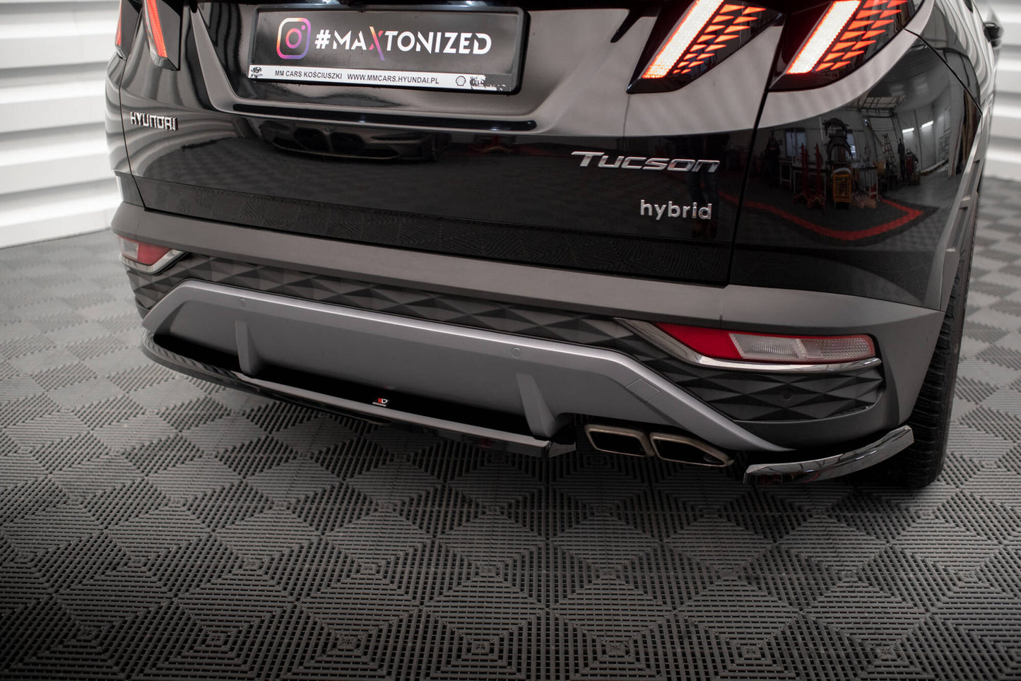 SPLITTER SUITABLE FOR VW GOLF 8 GTI GTD RLINE LOOK GLOSSY BLACK SPORTY DESIGN 