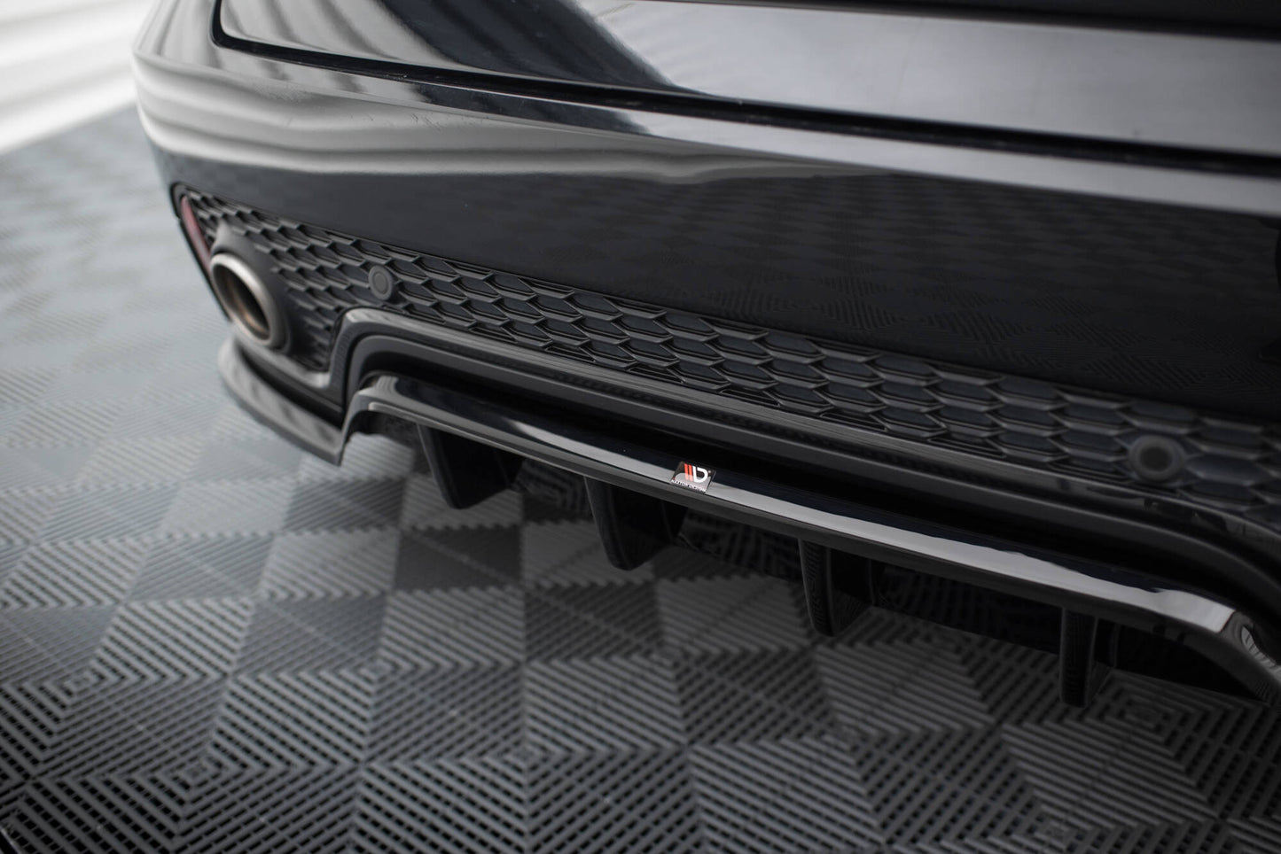 SPLITTER SUITABLE FOR VW GOLF 8 GTI GTD RLINE LOOK GLOSSY BLACK SPORTY DESIGN 