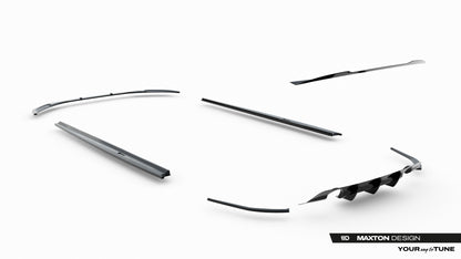 SPLITTER SUITABLE FOR VW GOLF 8 GTI GTD RLINE LOOK GLOSSY BLACK SPORTY DESIGN 