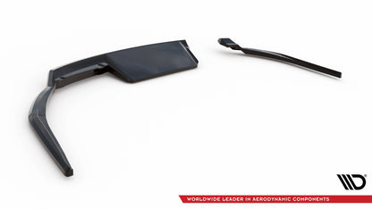 SPLITTER SUITABLE FOR VW GOLF 8 GTI GTD RLINE LOOK GLOSSY BLACK SPORTY DESIGN 