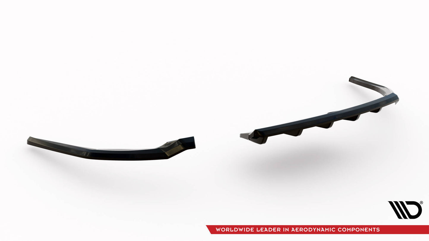 SPLITTER SUITABLE FOR VW GOLF 8 GTI GTD RLINE LOOK GLOSSY BLACK SPORTY DESIGN 