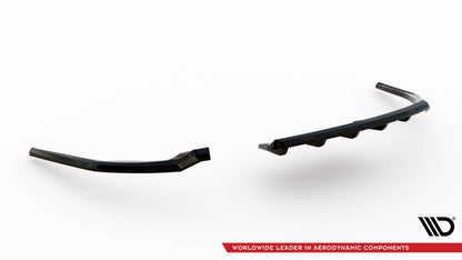 SPLITTER SUITABLE FOR VW GOLF 8 GTI GTD RLINE LOOK GLOSSY BLACK SPORTY DESIGN 