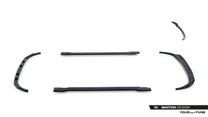 SPLITTER SUITABLE FOR VW GOLF 8 GTI GTD RLINE LOOK GLOSSY BLACK SPORTY DESIGN 