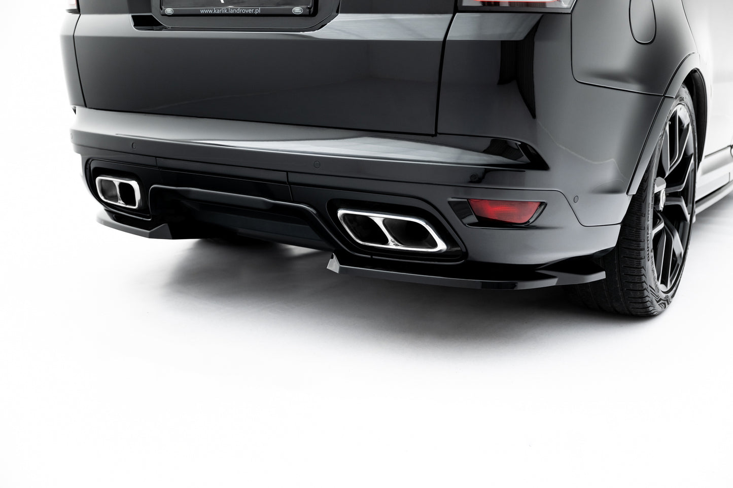 SPLITTER SUITABLE FOR VW GOLF 8 GTI GTD RLINE LOOK GLOSSY BLACK SPORTY DESIGN 
