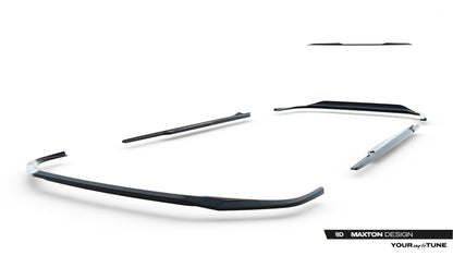 SPLITTER SUITABLE FOR VW GOLF 8 GTI GTD RLINE LOOK GLOSSY BLACK SPORTY DESIGN 