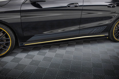 SPLITTER SUITABLE FOR VW GOLF 8 GTI GTD RLINE LOOK GLOSSY BLACK SPORTY DESIGN 