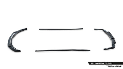 SPLITTER SUITABLE FOR VW GOLF 8 GTI GTD RLINE LOOK GLOSSY BLACK SPORTY DESIGN 