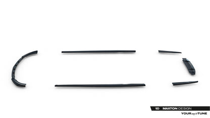 SPLITTER SUITABLE FOR VW GOLF 8 GTI GTD RLINE LOOK GLOSSY BLACK SPORTY DESIGN 