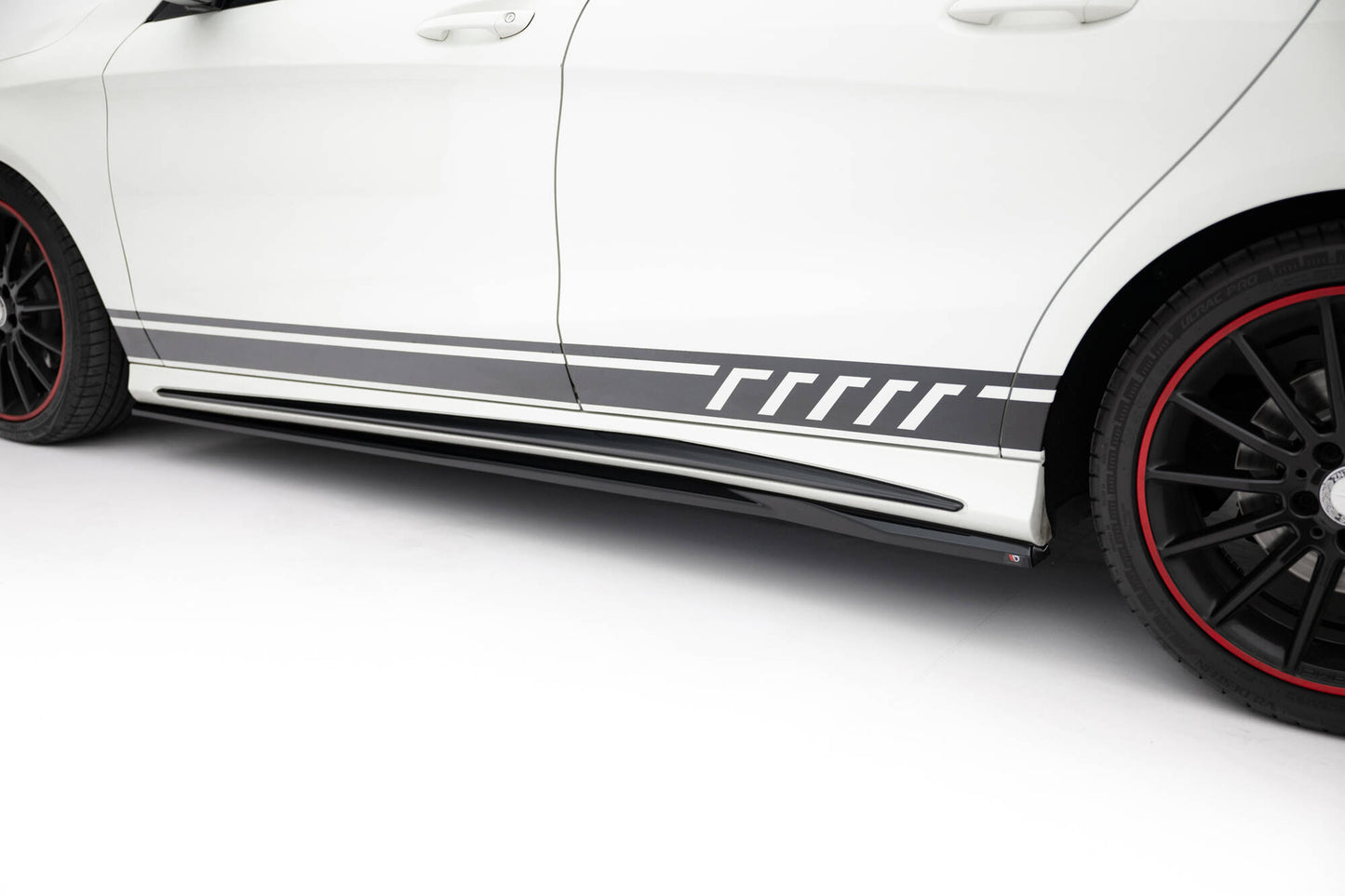 SPLITTER SUITABLE FOR VW GOLF 8 GTI GTD RLINE LOOK GLOSSY BLACK SPORTY DESIGN 