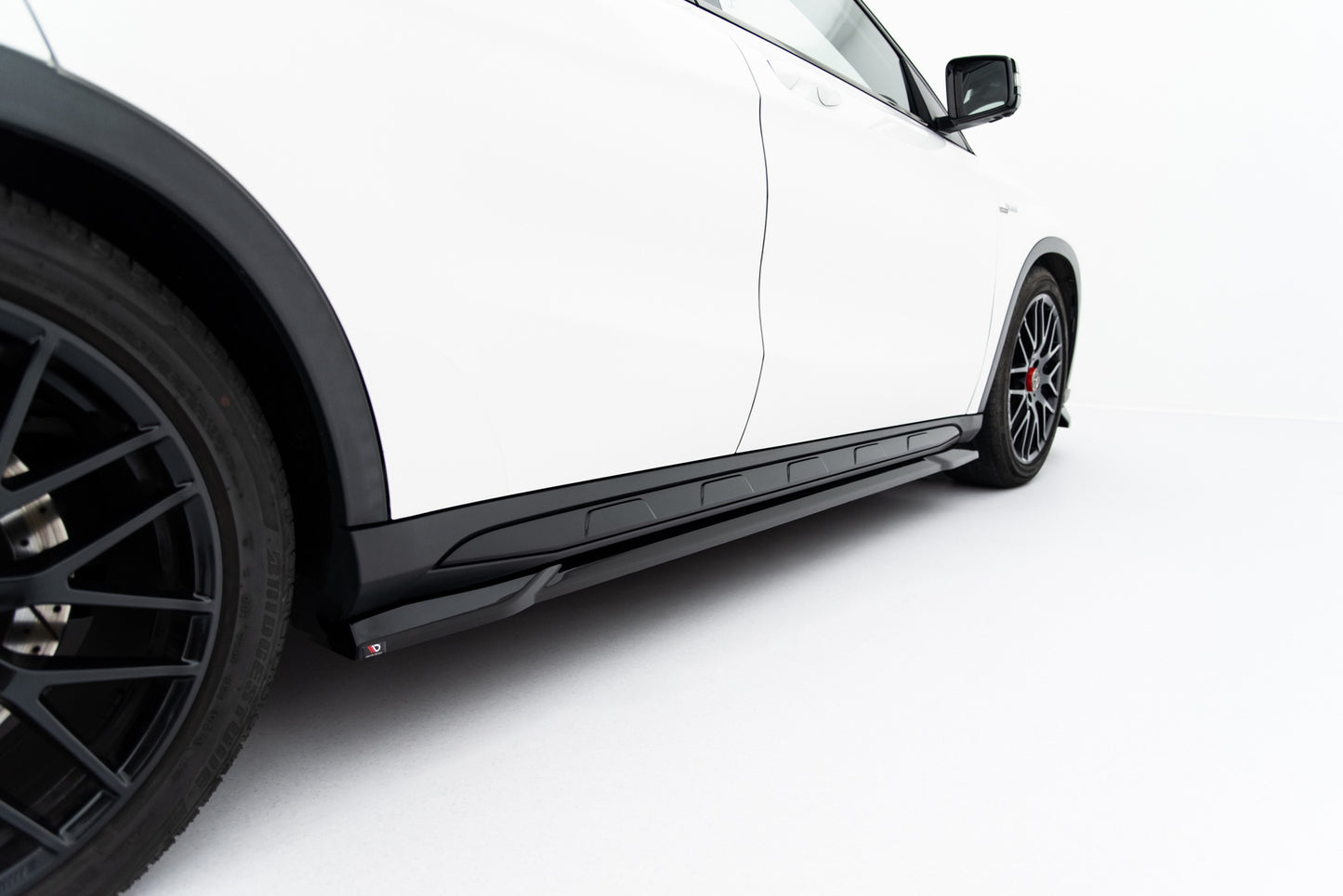 SPLITTER SUITABLE FOR VW GOLF 8 GTI GTD RLINE LOOK GLOSSY BLACK SPORTY DESIGN 