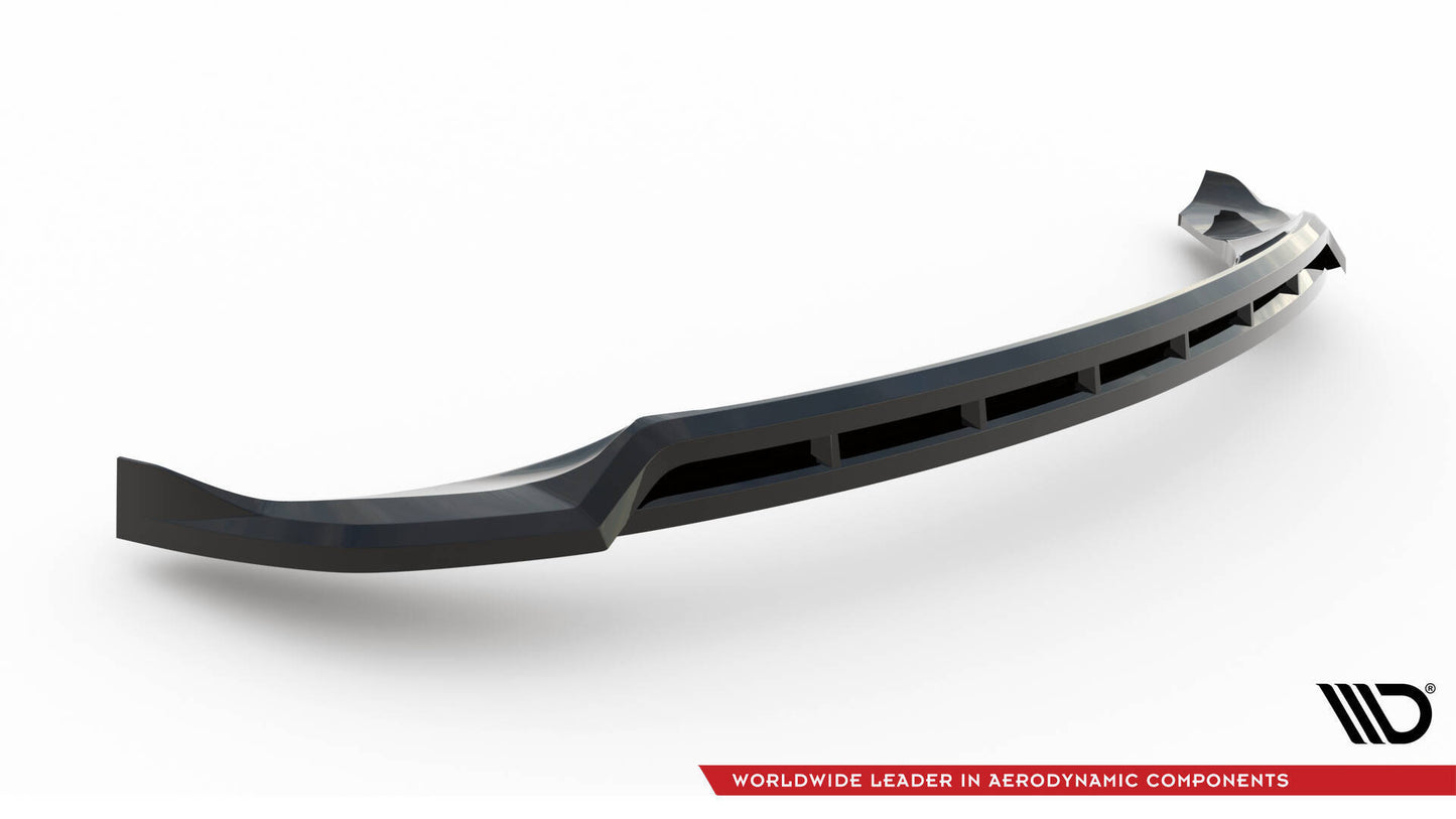 SPLITTER SUITABLE FOR VW GOLF 8 GTI GTD RLINE LOOK GLOSSY BLACK SPORTY DESIGN 
