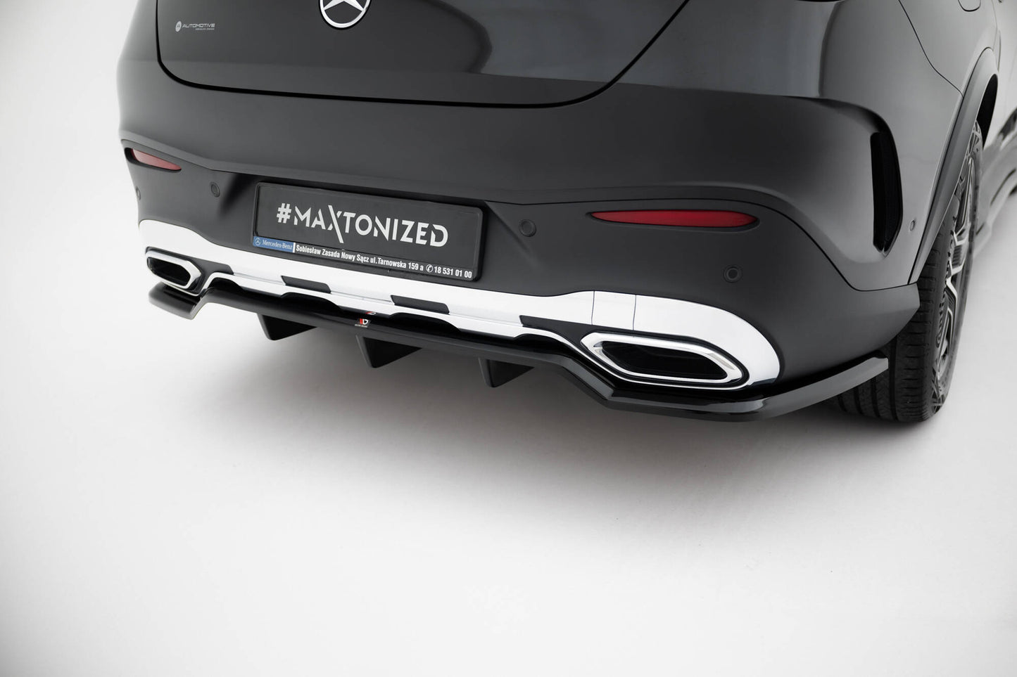 SPLITTER SUITABLE FOR VW GOLF 8 GTI GTD RLINE LOOK GLOSSY BLACK SPORTY DESIGN 