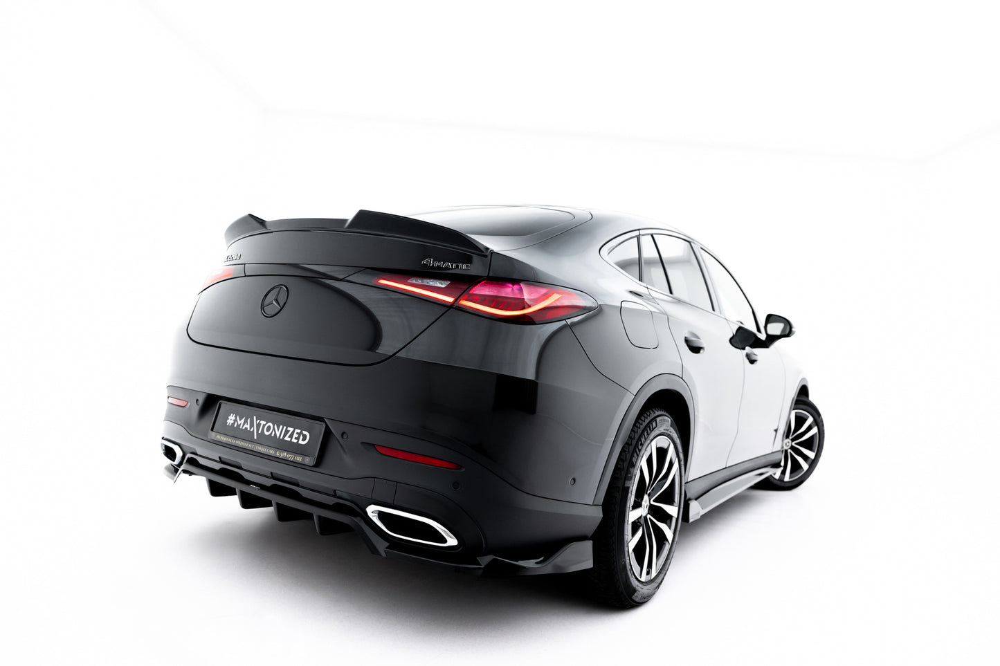 SPLITTER SUITABLE FOR VW GOLF 8 GTI GTD RLINE LOOK GLOSSY BLACK SPORTY DESIGN 