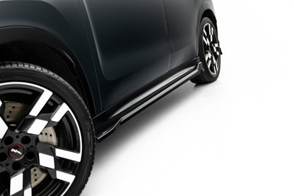 SPLITTER SUITABLE FOR VW GOLF 8 GTI GTD RLINE LOOK GLOSSY BLACK SPORTY DESIGN 
