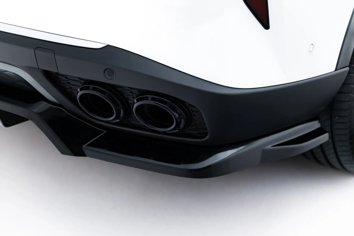 SPLITTER SUITABLE FOR VW GOLF 8 GTI GTD RLINE LOOK GLOSSY BLACK SPORTY DESIGN 