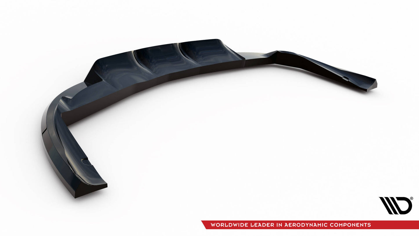 SPLITTER SUITABLE FOR VW GOLF 8 GTI GTD RLINE LOOK GLOSSY BLACK SPORTY DESIGN 