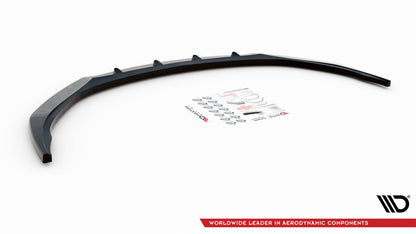 SPLITTER SUITABLE FOR VW GOLF 8 GTI GTD RLINE LOOK GLOSSY BLACK SPORTY DESIGN 