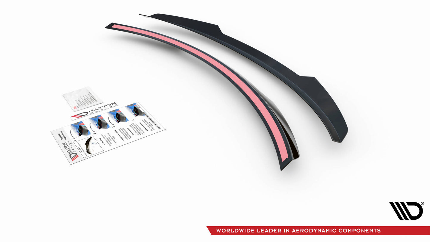 SPLITTER SUITABLE FOR VW GOLF 8 GTI GTD RLINE LOOK GLOSSY BLACK SPORTY DESIGN 