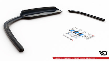 SPLITTER SUITABLE FOR VW GOLF 8 GTI GTD RLINE LOOK GLOSSY BLACK SPORTY DESIGN 