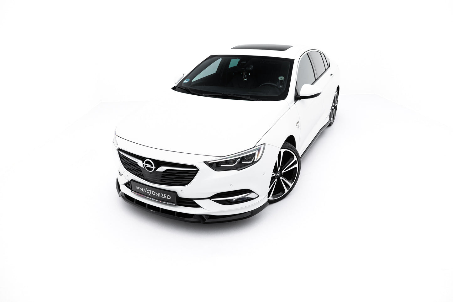 SPLITTER SUITABLE FOR VW GOLF 8 GTI GTD RLINE LOOK GLOSSY BLACK SPORTY DESIGN 