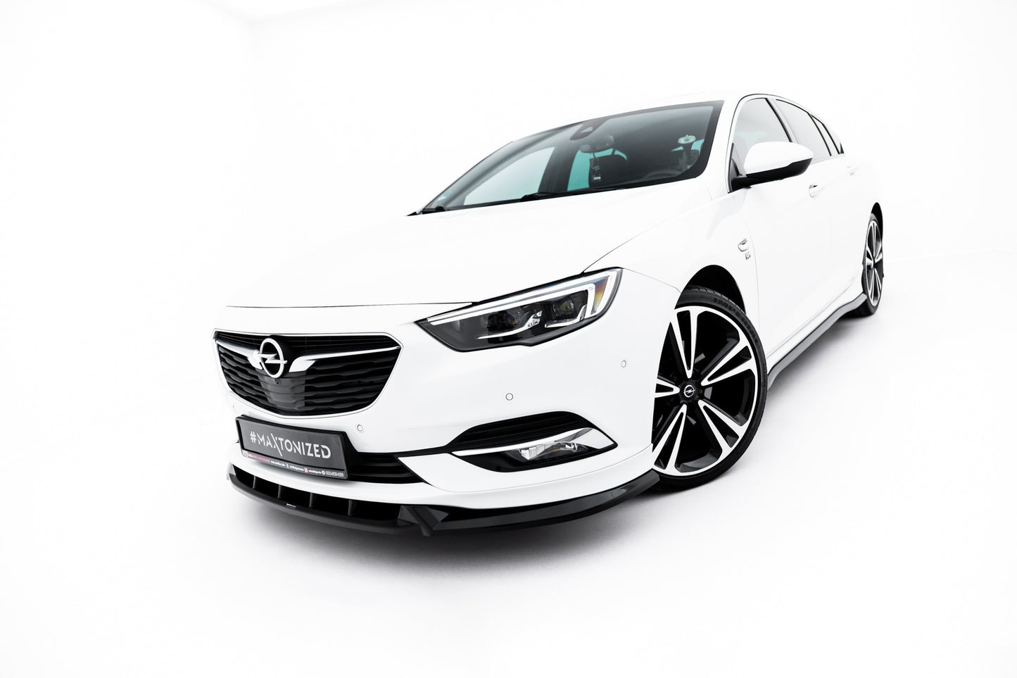 SPLITTER SUITABLE FOR VW GOLF 8 GTI GTD RLINE LOOK GLOSSY BLACK SPORTY DESIGN 