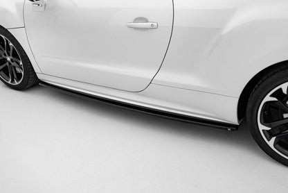 SPLITTER SUITABLE FOR VW GOLF 8 GTI GTD RLINE LOOK GLOSSY BLACK SPORTY DESIGN 