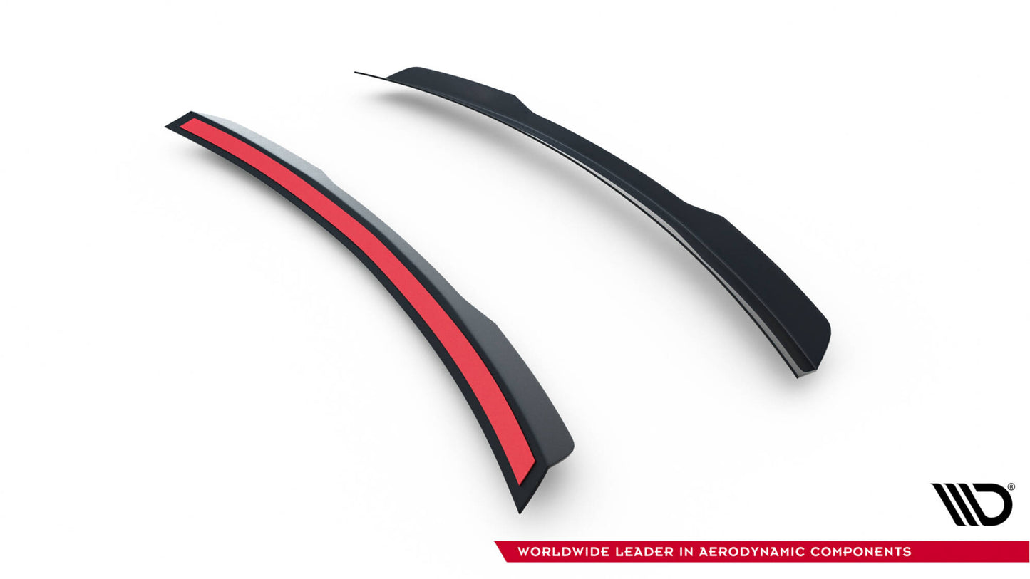 SPLITTER SUITABLE FOR VW GOLF 8 GTI GTD RLINE LOOK GLOSSY BLACK SPORTY DESIGN 