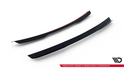 SPLITTER SUITABLE FOR VW GOLF 8 GTI GTD RLINE LOOK GLOSSY BLACK SPORTY DESIGN 