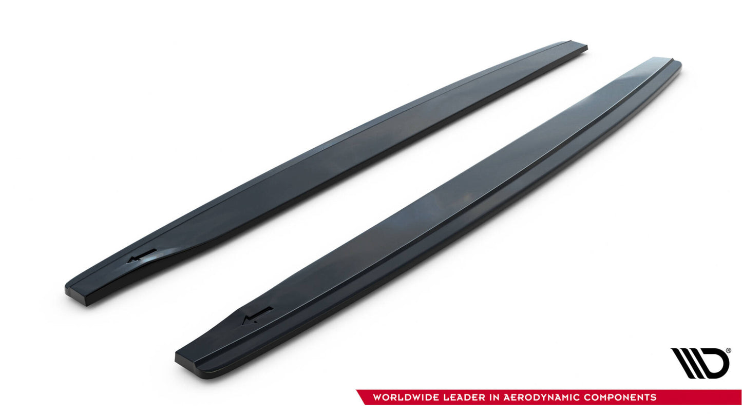 SPLITTER SUITABLE FOR VW GOLF 8 GTI GTD RLINE LOOK GLOSSY BLACK SPORTY DESIGN 
