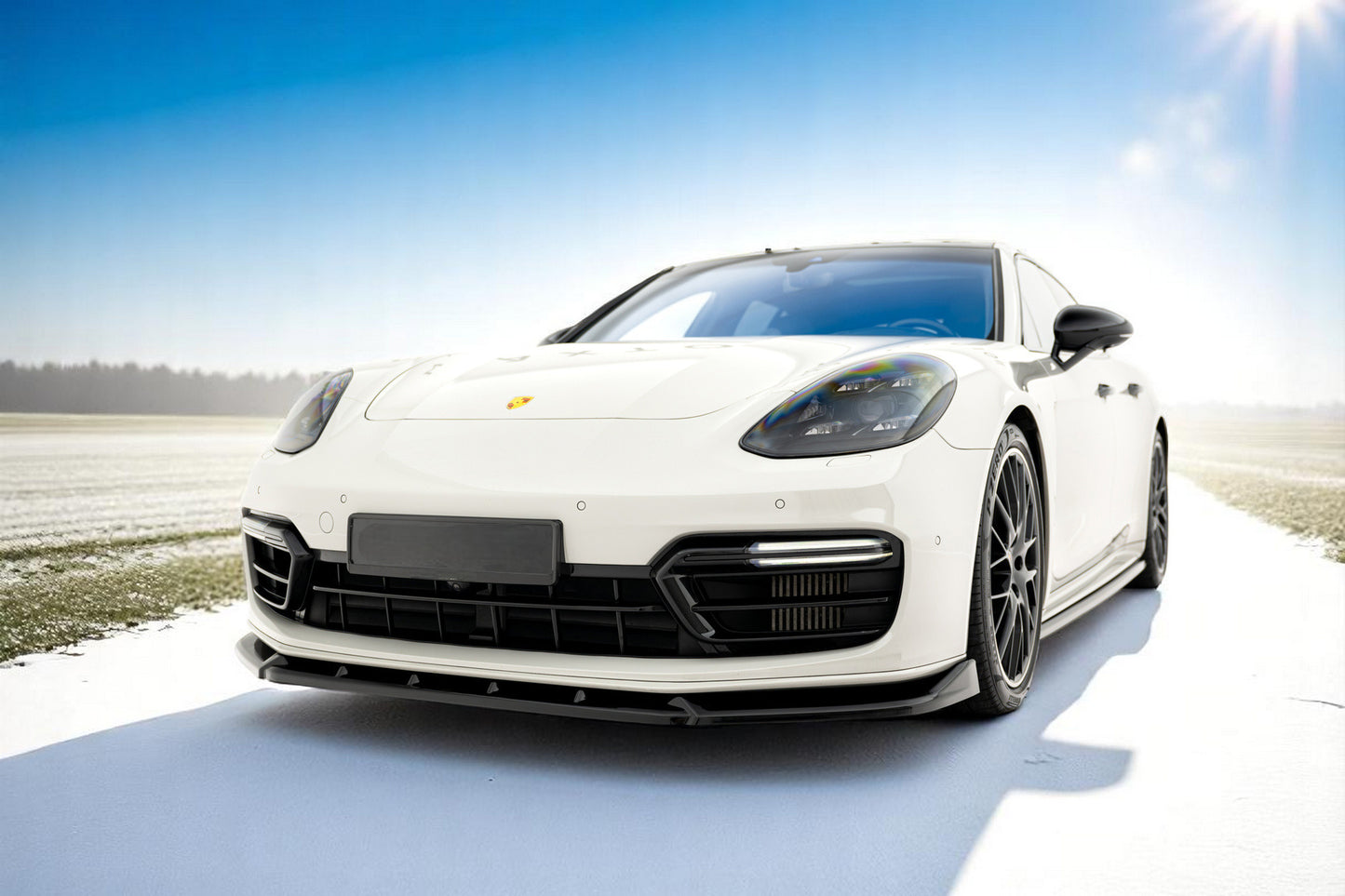 ⭐BodyKit Set di splitter Adatto Porsche Panamera GTS Sport Turismo 971 Facelift⭐