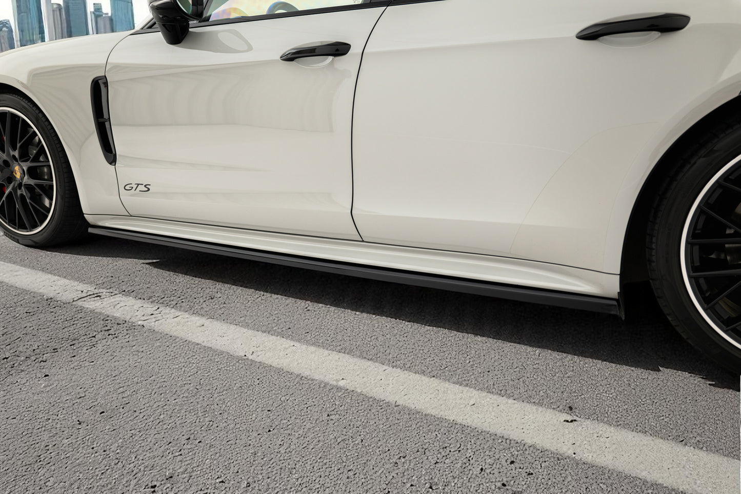 ⭐BodyKit Set di splitter Adatto Porsche Panamera GTS Sport Turismo 971 Facelift⭐