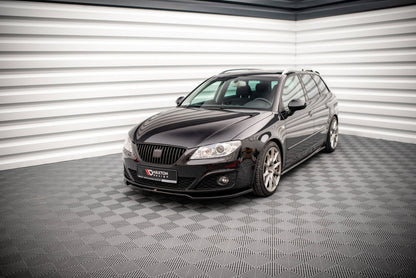 SPLITTER SUITABLE FOR VW GOLF 8 GTI GTD RLINE LOOK GLOSSY BLACK SPORTY DESIGN 