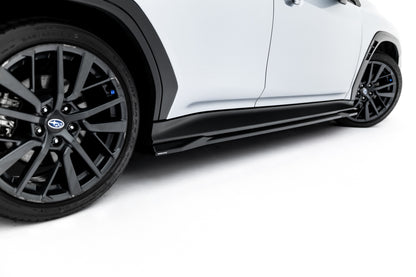 SPLITTER SUITABLE FOR VW GOLF 8 GTI GTD RLINE LOOK GLOSSY BLACK SPORTY DESIGN 