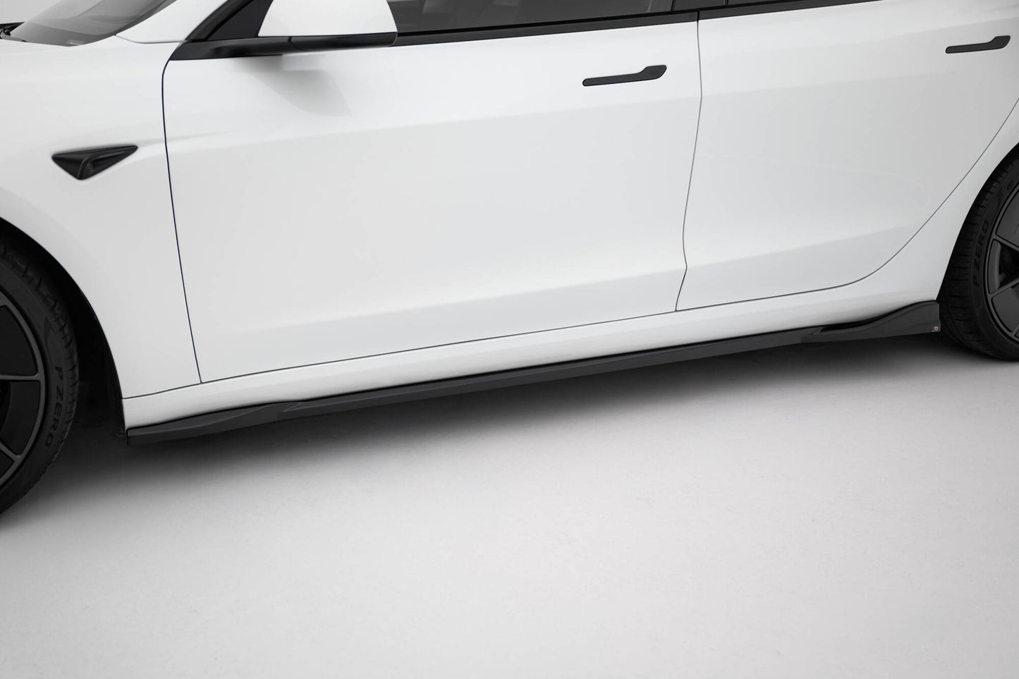 SPLITTER SUITABLE FOR VW GOLF 8 GTI GTD RLINE LOOK GLOSSY BLACK SPORTY DESIGN 