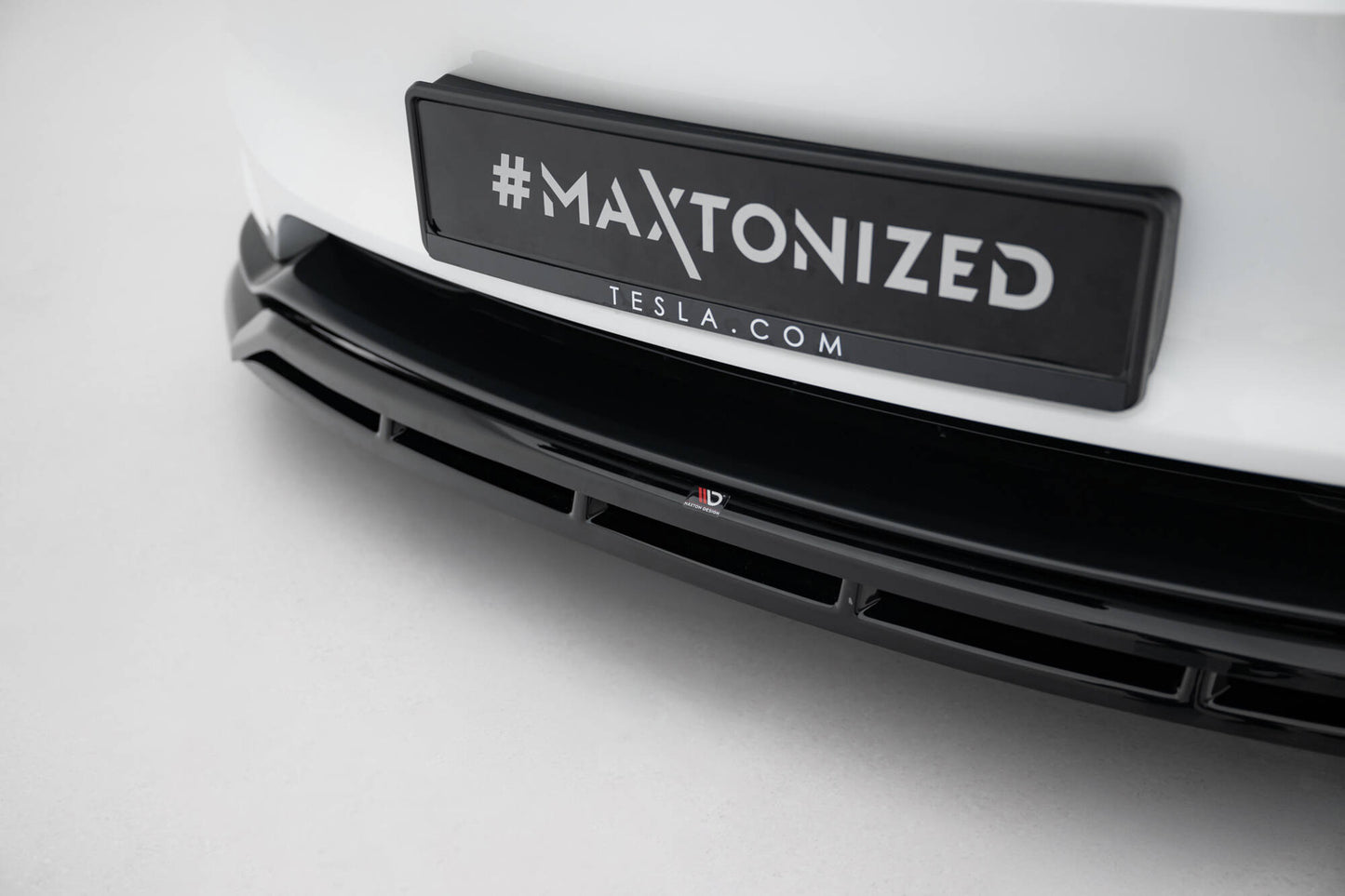 SPLITTER SUITABLE FOR VW GOLF 8 GTI GTD RLINE LOOK GLOSSY BLACK SPORTY DESIGN 