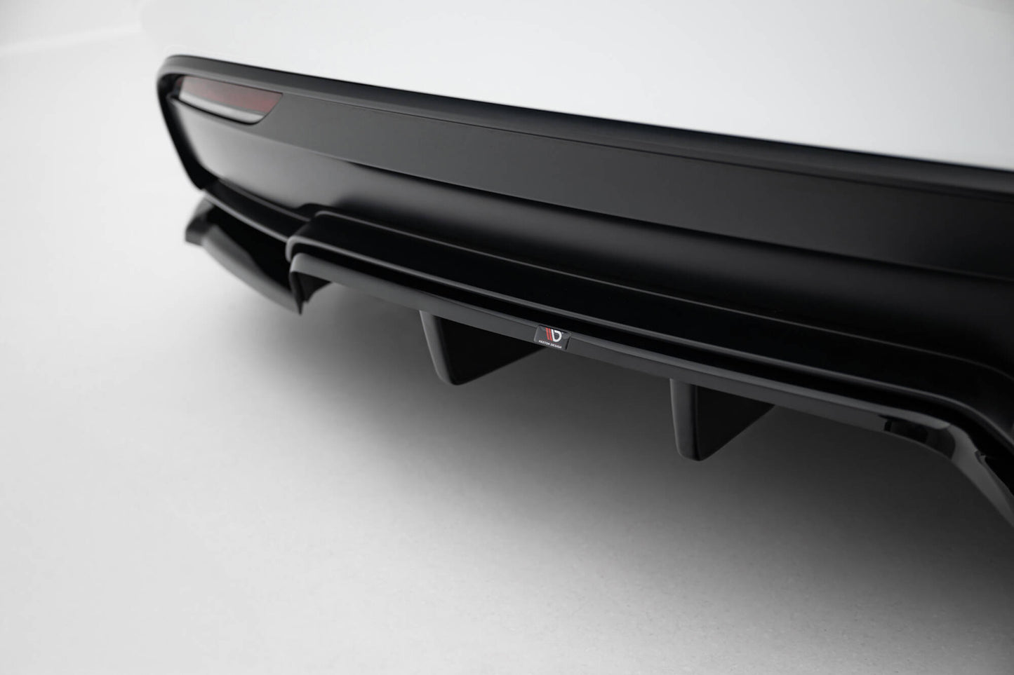 SPLITTER SUITABLE FOR VW GOLF 8 GTI GTD RLINE LOOK GLOSSY BLACK SPORTY DESIGN 