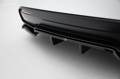 SPLITTER SUITABLE FOR VW GOLF 8 GTI GTD RLINE LOOK GLOSSY BLACK SPORTY DESIGN 
