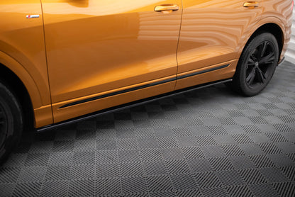 SPLITTER SUITABLE FOR VW GOLF 8 GTI GTD RLINE LOOK GLOSSY BLACK SPORTY DESIGN 